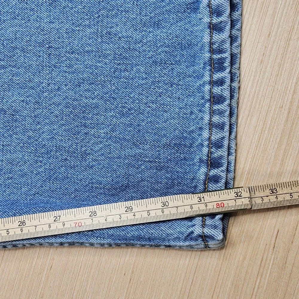 Vintage Levis Y2K Loose Straight Fit Jeans Mens 34x32 Blue Denim Casual Workwear